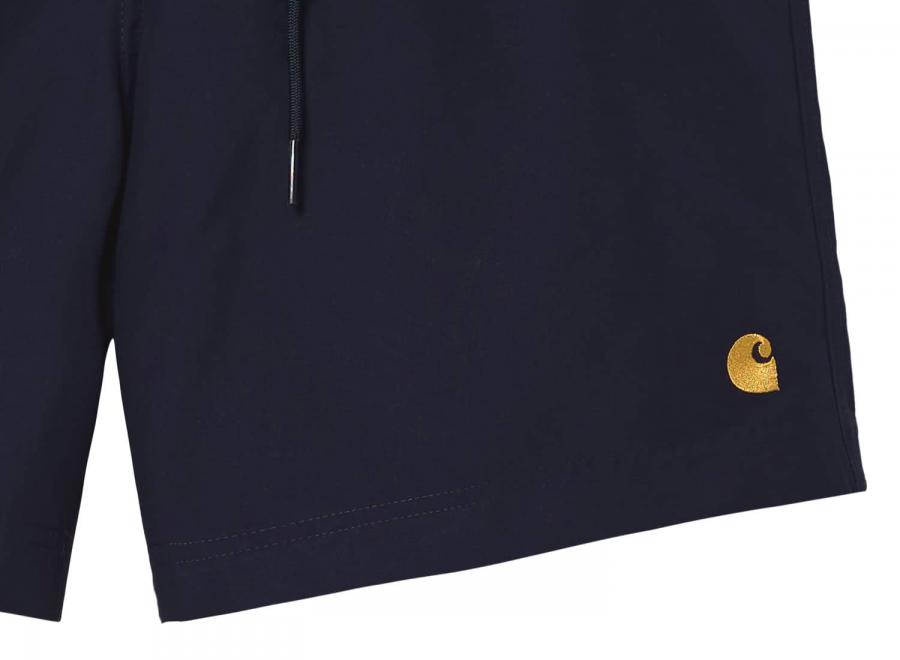 Carhartt Chase Swim Trunk Dark Navy / Gold I026235 - Carhartt Wip