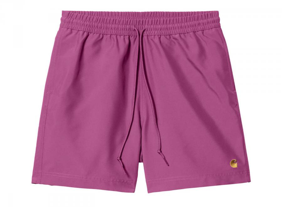 Carhartt Chase Swim Trunk Magenta / Gold I026235 - Carhartt Wip