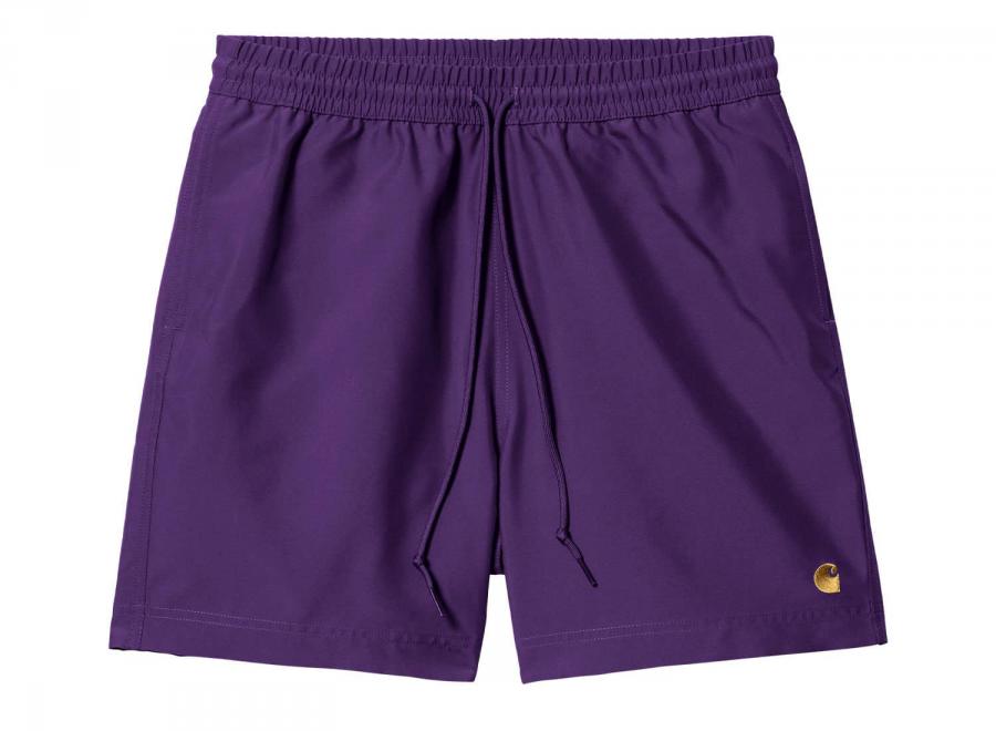 Carhartt Chase Swim Trunk Tyrian / Gold I026235 - Carhartt Wip