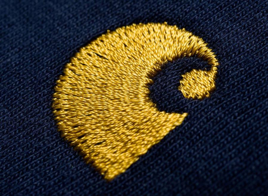 Carhartt Chase Tshirt Blue / Gold I021949 - Carhartt Wip