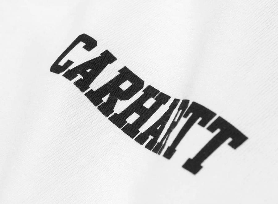 Carhartt College Script Tshirt White / Black I024806 - Carhartt Wip