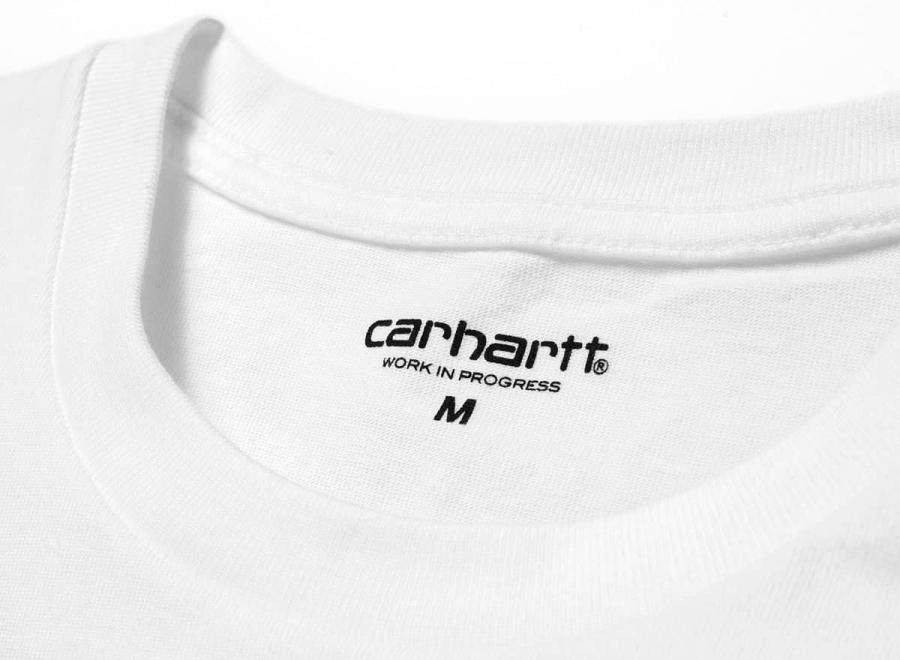 Carhartt College Script Tshirt White / Black I024806 - Carhartt Wip