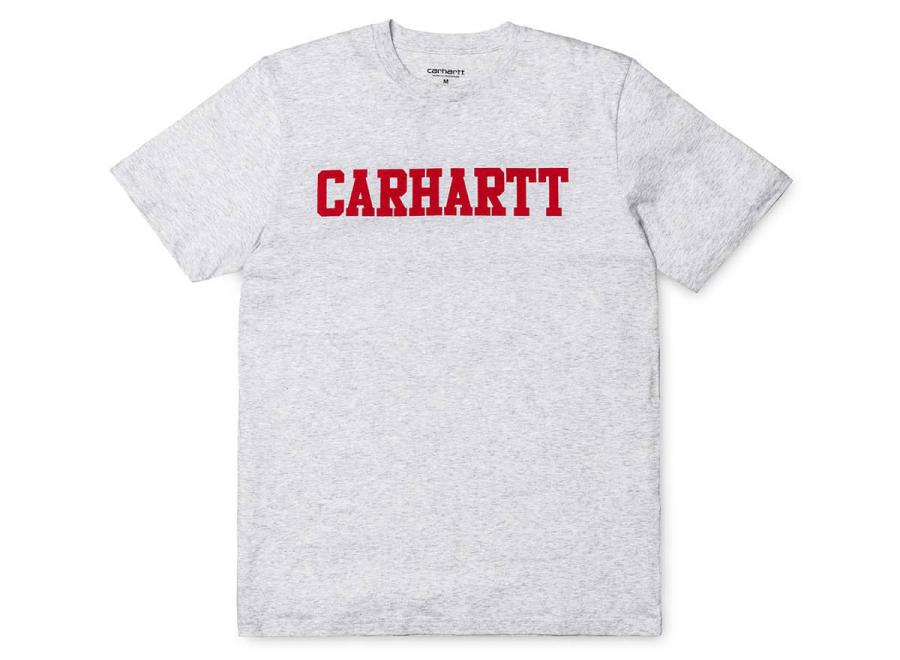 Carhartt College Tshirt Ash / Chili I018486 - Carhartt Wip