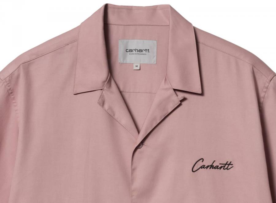 Carhartt Delray Shirt Glassy Pink / Wax I031465 - Carhartt Wip