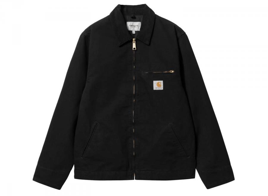 Carhartt Detroit Jacket Black / Black Rinsed I033112 - Carhartt Wip