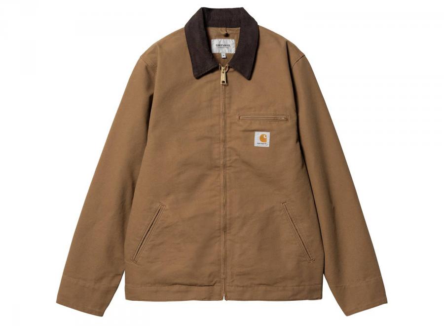Carhartt Detroit Jacket Hamilton Brown / Tobacco Rinsed I033112 - Carhartt Wip