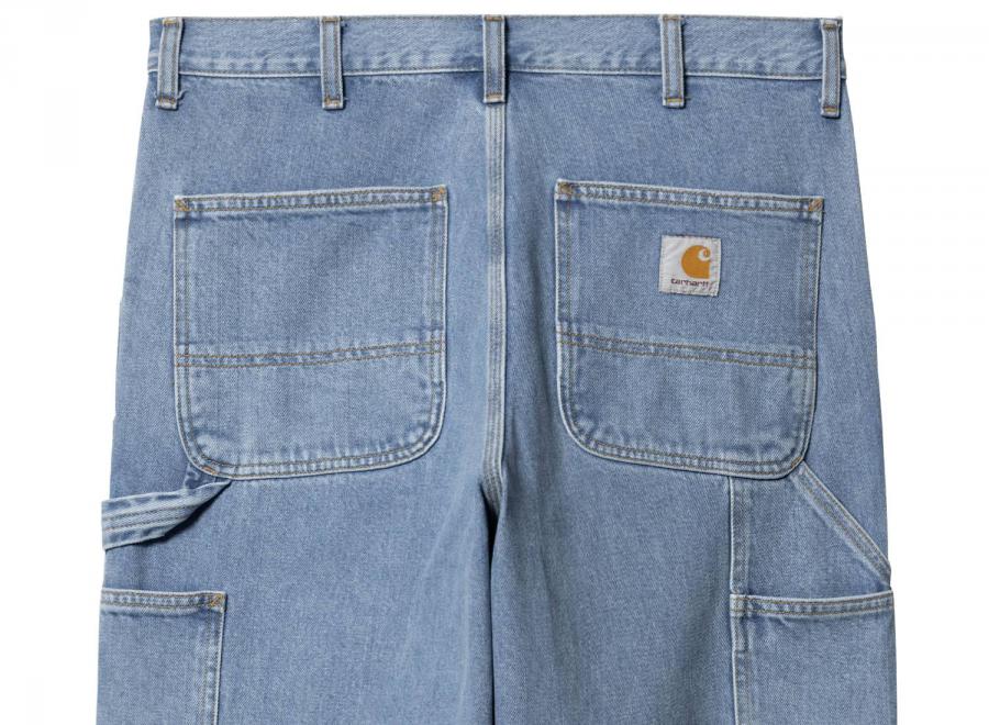 Carhartt Double Knee Pant Blue Stone Bleached I032699 - Carhartt Wip