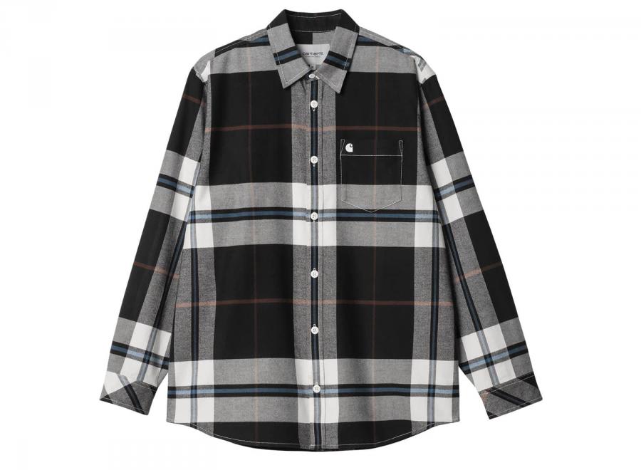 Carhartt Garnett Shirt Check Wax I033819 - Carhartt Wip