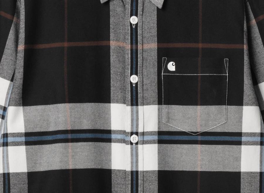 Carhartt Garnett Shirt Check Wax I033819 - Carhartt Wip