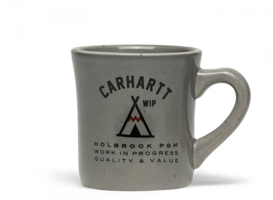 Carhartt Holbrook Diner Mug Ceramic Grey I024326 - Carhartt Wip