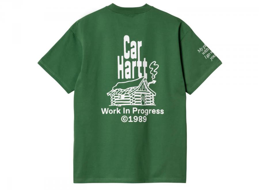 Carhartt Home Tshirt Aspen Green / White I032398 - Carhartt Wip