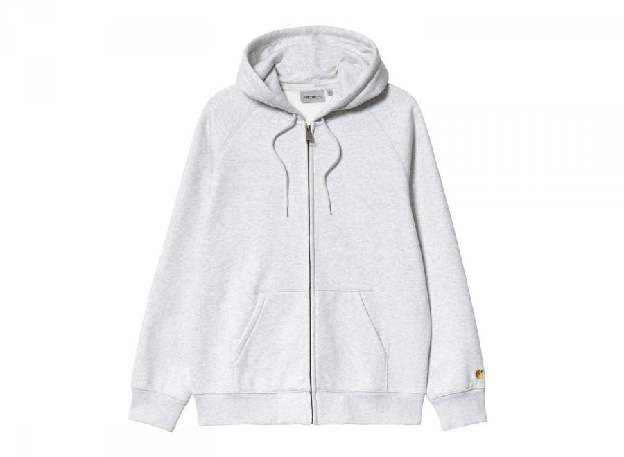 Carhartt Hooded Chase Jacket Ash Heather / Gold I033664.00J.XX.03 - Carhartt Wip
