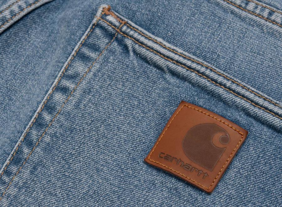 Carhartt Klondike Pant Blue Worn Bleached I024898 - Carhartt Wip
