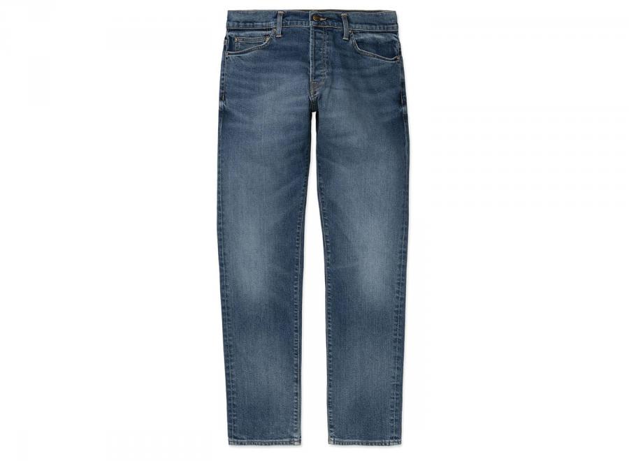 Carhartt Klondike Pant Blue Mid Used Wash I024898 - Carhartt Wip