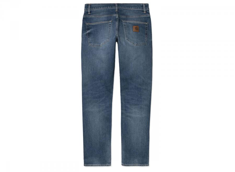 Carhartt Klondike Pant Blue Mid Used Wash I024898 - Carhartt Wip