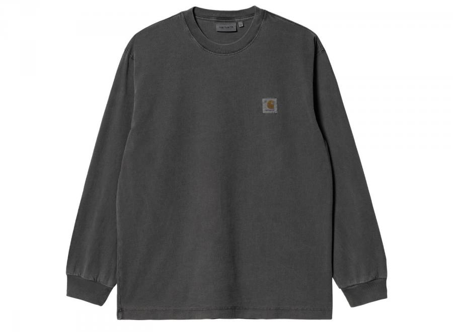 Carhartt LS Vista Tshirt Graphite Garment Dyed I030779 - Carhartt Wip