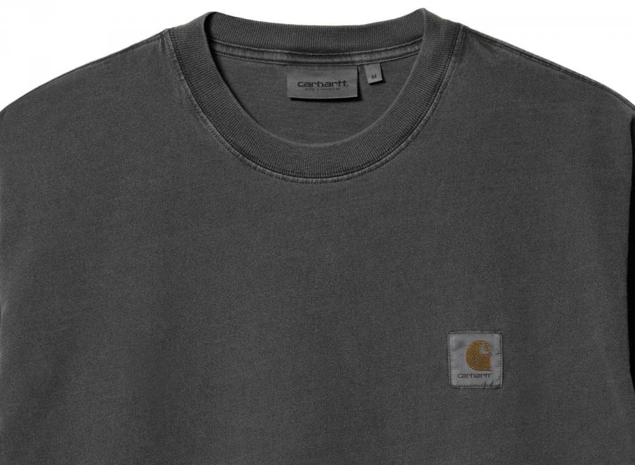 Carhartt LS Vista Tshirt Graphite Garment Dyed I030779 - Carhartt Wip