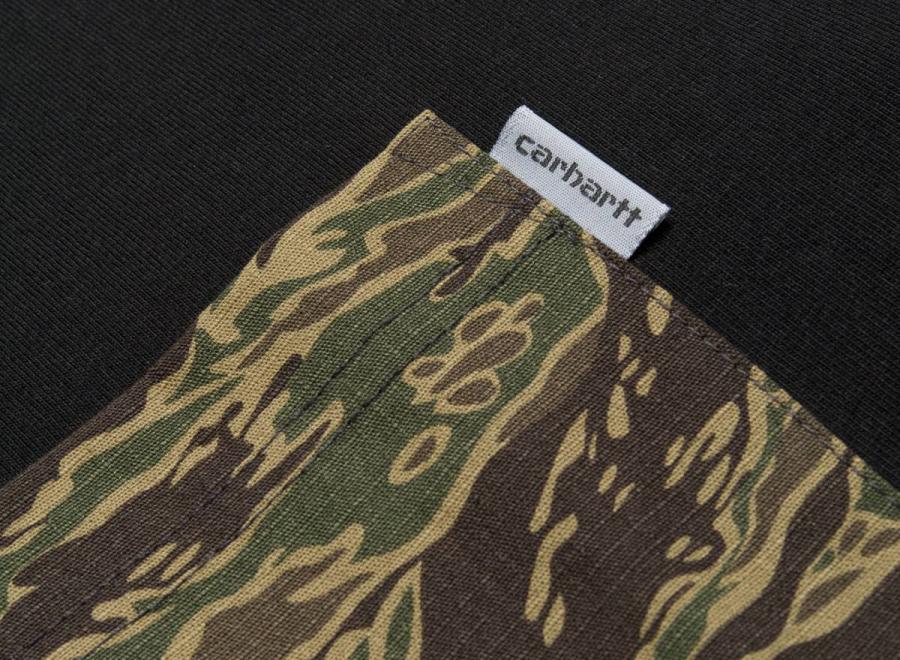 Carhartt Lester Pocket Tshirt Black / Camo I017127 - Carhartt Wip
