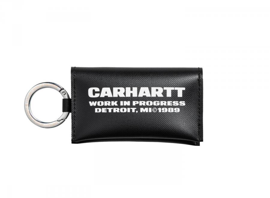 Carhartt Link Script Keychain Black / White I033318 - Carhartt Wip