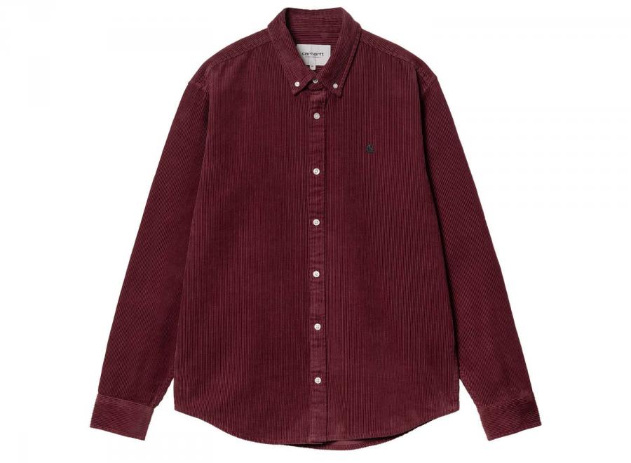 Carhartt Madison Cord Shirt Malbec / Black I029958 - Carhartt Wip