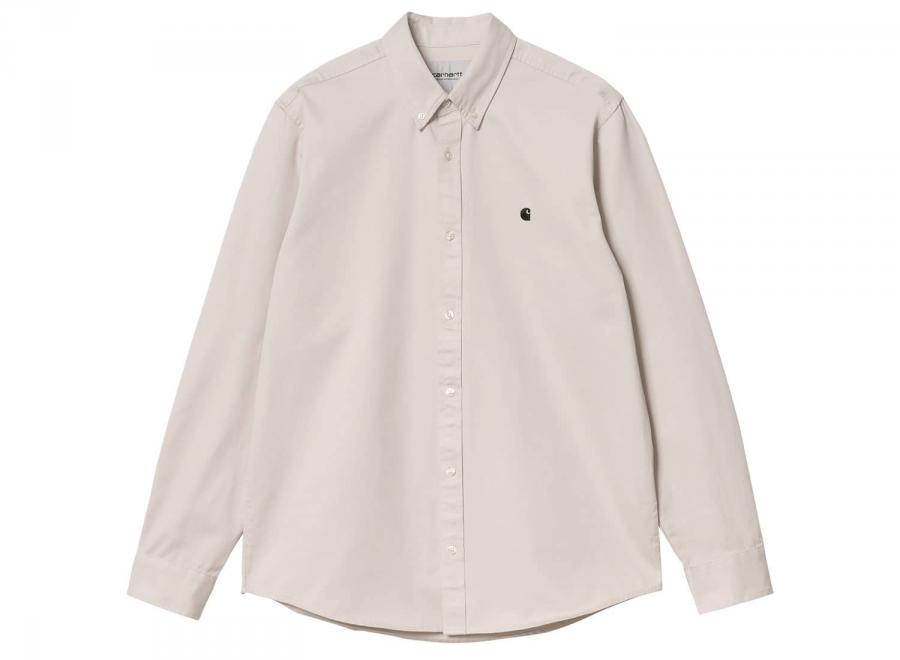 Carhartt Madison Shirt Moonbeam / Black I023339 - Carhartt Wip