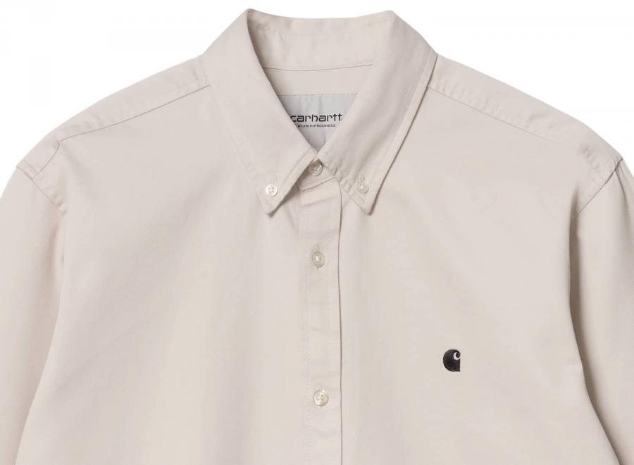 Carhartt Madison Shirt Moonbeam / Black I023339 - Carhartt Wip