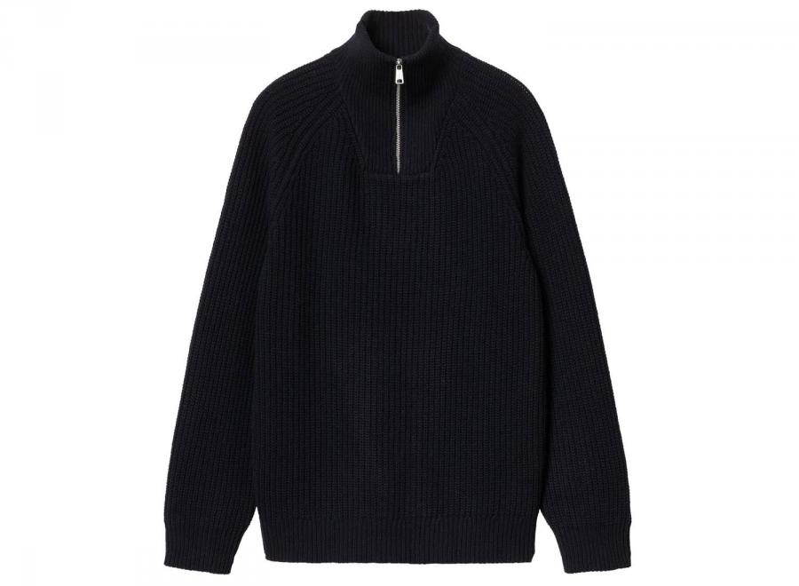 Carhartt Marlon Half Zip Sweater Dark Navy I033913 - Carhartt Wip