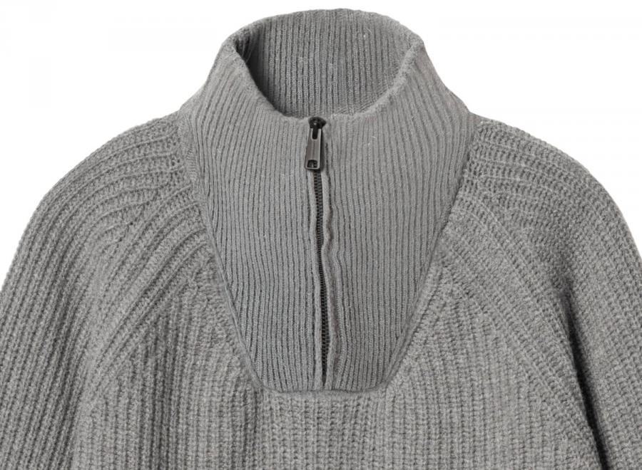 Carhartt Marlon Half Zip Sweater Grey I033913 - Carhartt Wip