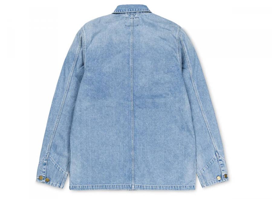 Carhartt Michigan Chore Coat Blue True Bleached I022945 - Carhartt Wip