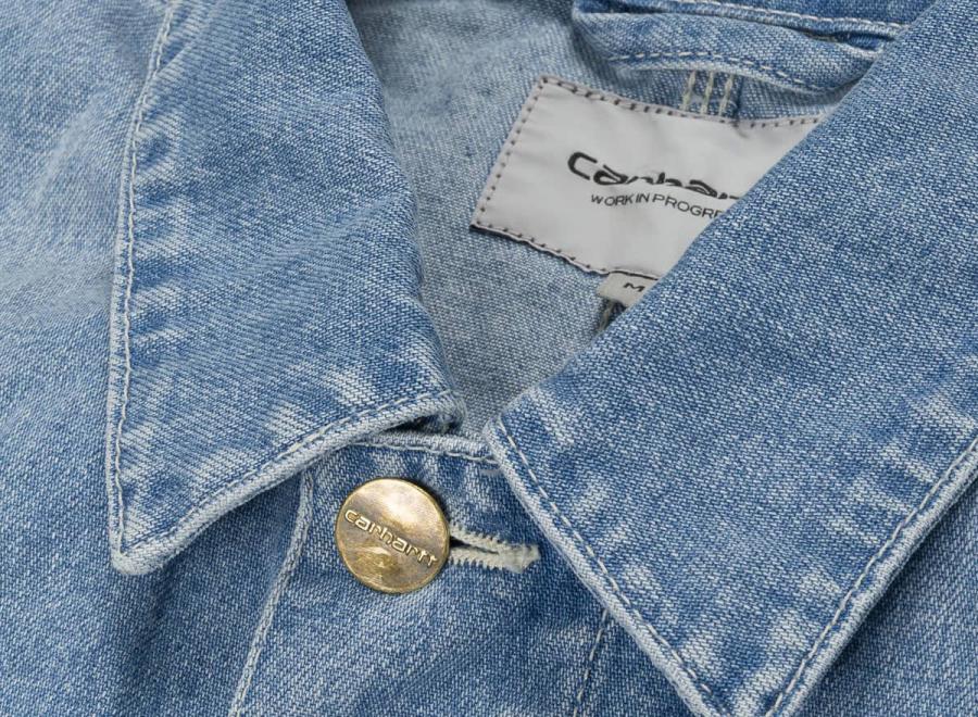 Carhartt Michigan Chore Coat Blue True Bleached I022945 - Carhartt Wip