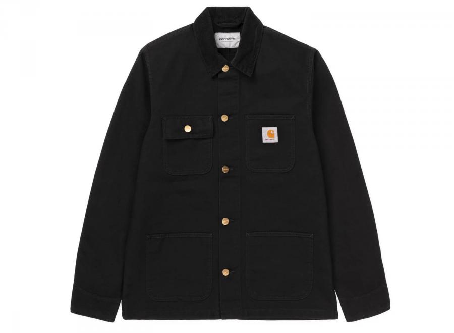 Carhartt Michigan Coat Black / Black Rinsed I031519 - Carhartt Wip