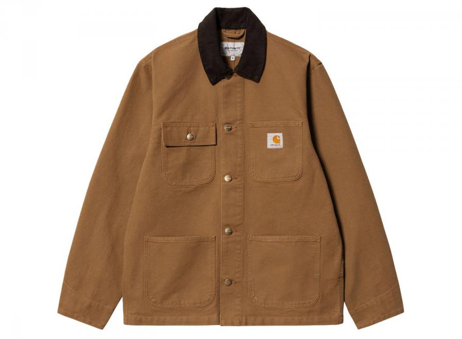 Carhartt Michigan Coat Hamilton Brown / Tobacco Rinsed I031519 - Carhartt Wip
