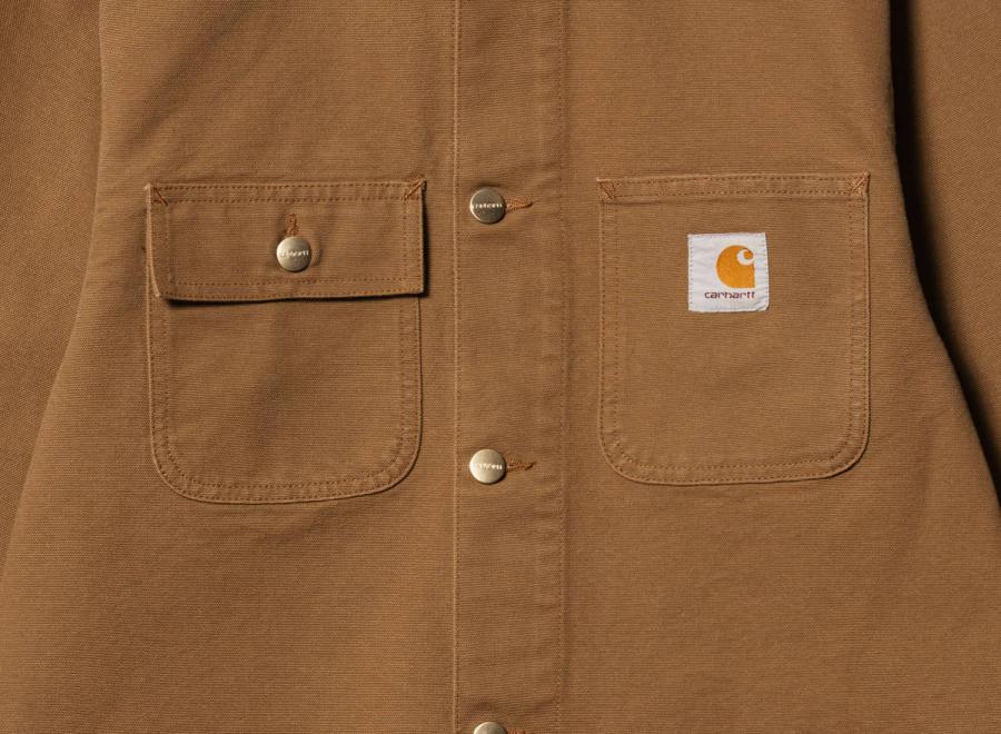 Carhartt Michigan Coat Hamilton Brown / Tobacco Rinsed I031519 - Carhartt Wip