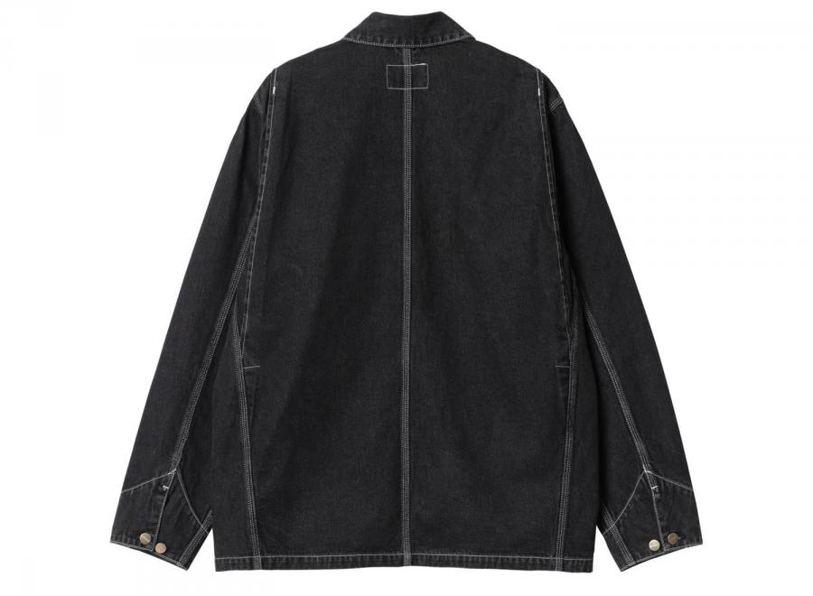 Carhartt OG Chore Coat Black Stone Washed I031896 - Carhartt Wip