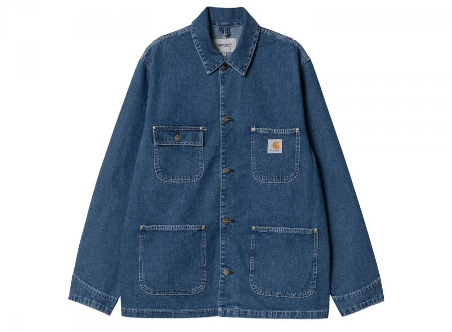Carhartt OG Chore Coat Blue Stone Washed I031896 - Carhartt Wip