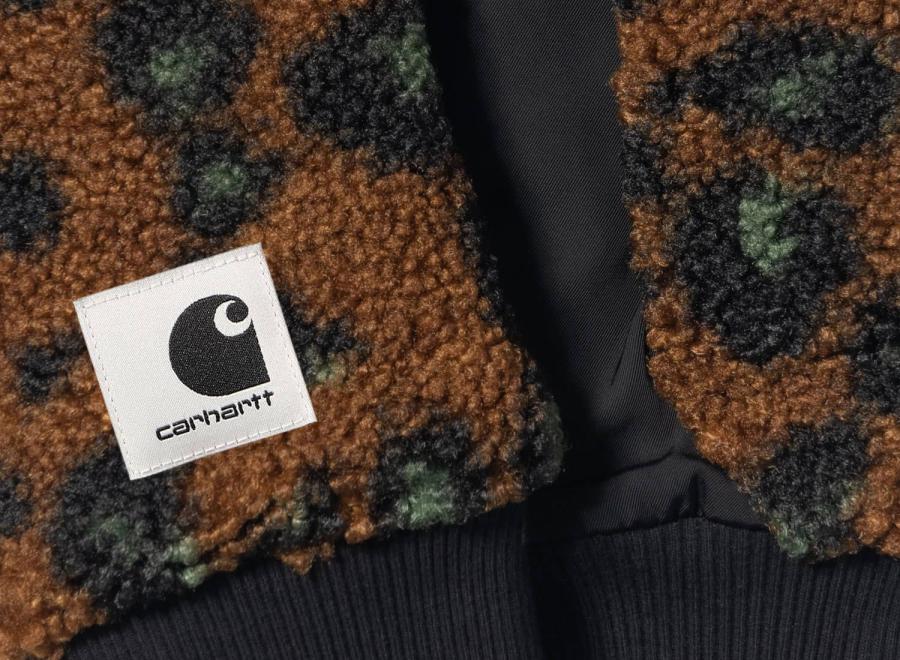 Carhartt Orla Mitten Camo Leopard Jacquard Tamarind / Black I033850 - Carhartt Wip