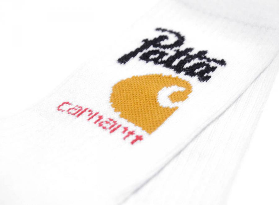 Patta x Carhartt Sport Tennis Socks White - Patta