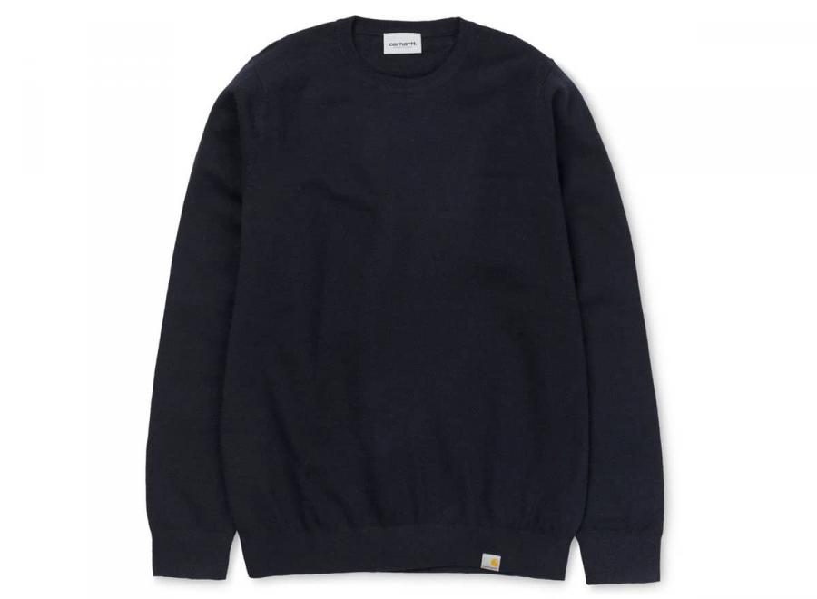 Carhartt Playoff Sweater Dark Navy Heather I023776 - Carhartt Wip