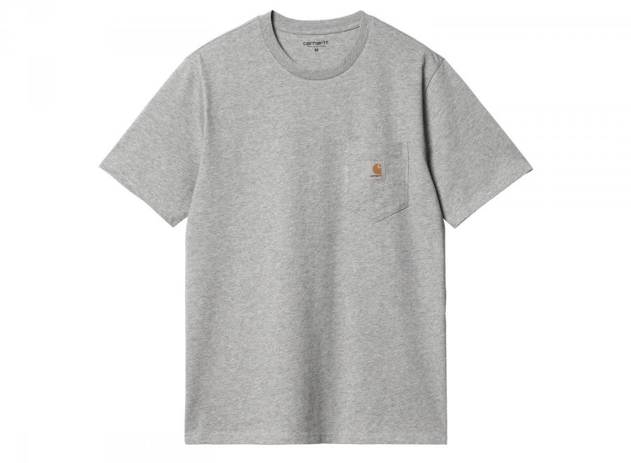 Carhartt Pocket Tshirt Grey Heather I030434 - Carhartt Wip
