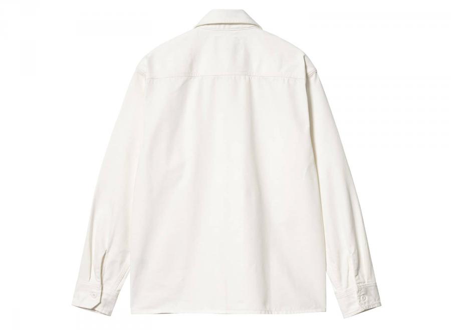 Carhartt Rainer Shirt Jac Off White Garment Dyed I033276 - Carhartt Wip