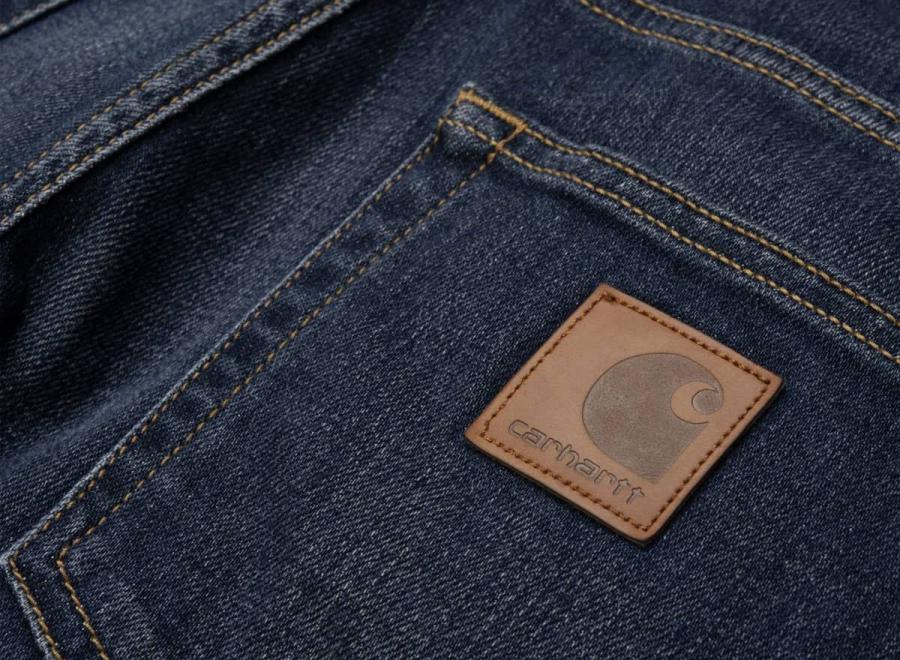 Carhartt Rebel Pant Blue Dark Worn Wash I015331 - Carhartt Wip
