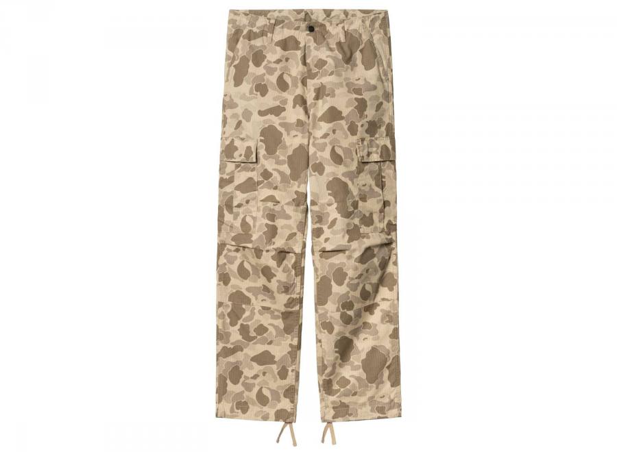 Carhartt Regular Cargo Pant Camo Duck Desert Rinsed I015875 - Carhartt Wip