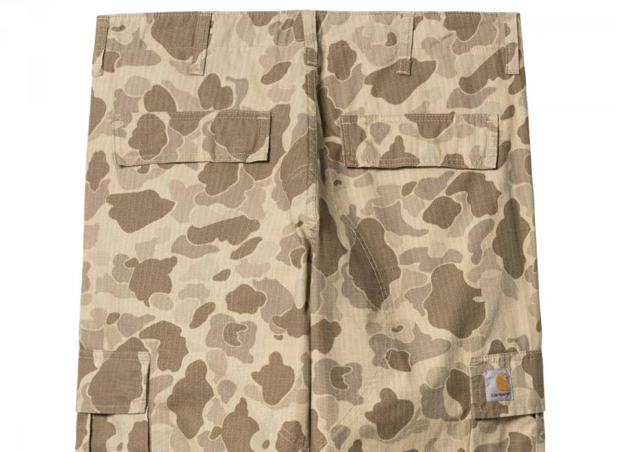 Carhartt Regular Cargo Pant Camo Duck Desert Rinsed I015875 - Carhartt Wip