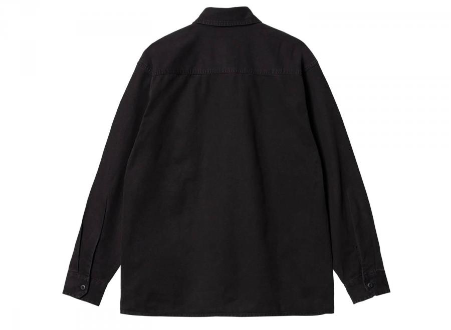 Carhartt Reno Shirt Jac Black Garment Dyed I031447 - Carhartt Wip