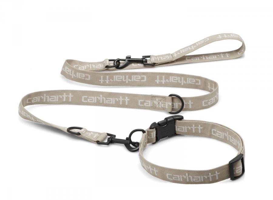 Carhartt Script Dog Leash Collar Wall / Wax I030251 - Carhartt Wip
