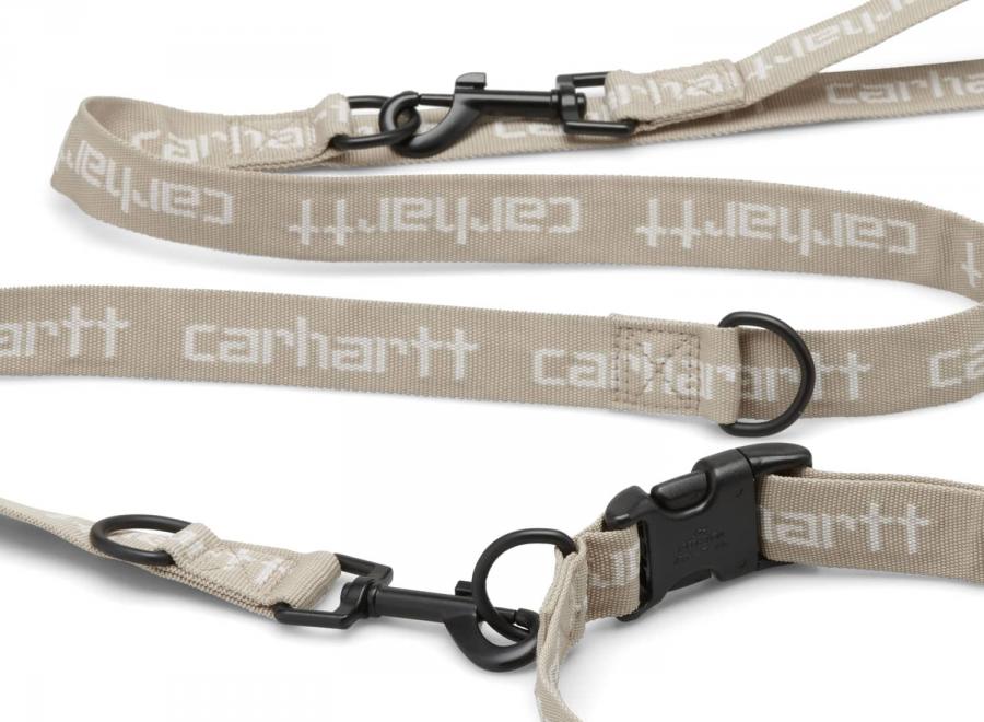 Carhartt Script Dog Leash Collar Wall / Wax I030251 - Carhartt Wip