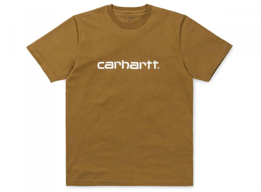 Carhartt Script Tshirt Hamilton Brown / White I023803 - Carhartt Wip