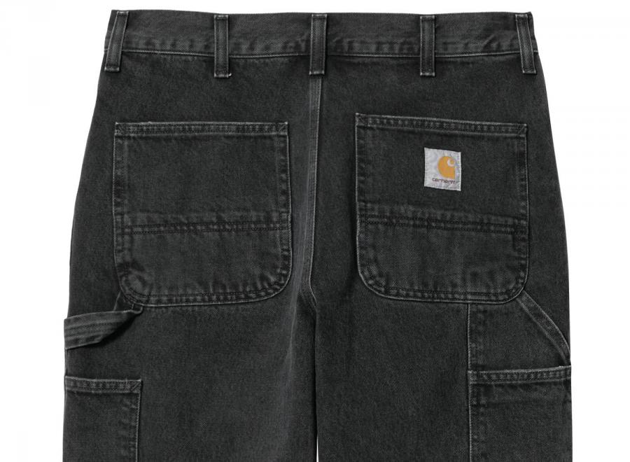Carhartt Single Knee Pant Black Stone Washed I032024 - Carhartt Wip