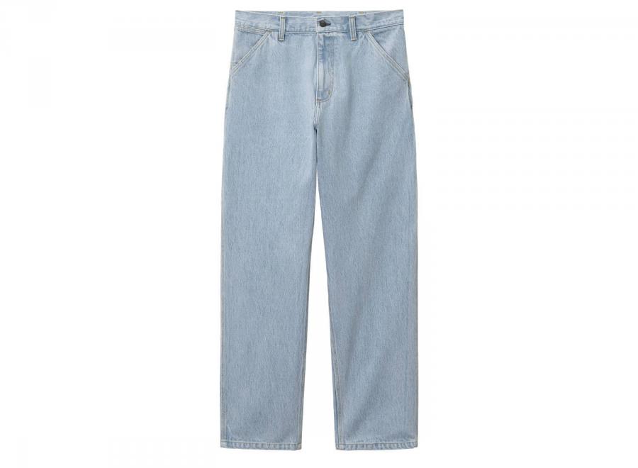 Carhartt Single Knee Pant Blue Heavy Stone Bleached I032024 - Carhartt Wip