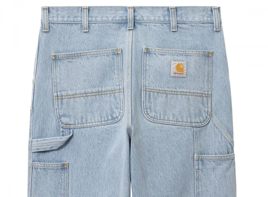 Carhartt Single Knee Pant Blue Heavy Stone Bleached I032024 - Carhartt Wip